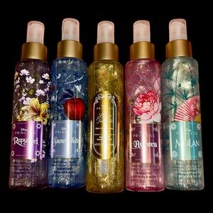 Bath & Body Works Disney Princess Diamond Shimmer Body Mist Full 2nd Release Set